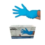 Guantes de nitrilo azul Adonays (caja 100 unidades)