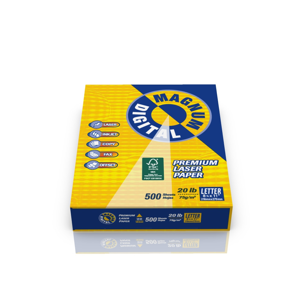 Papel Fotocopia Carta 75 gr 500 hojas (Magnum)
